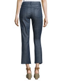 Cayden Denim Crop Pants, Rinse Wash