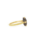Old World Pavé Diamond Cushion Ring