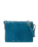 Pulce XL Anaconda Crossbody Bag, Atlantis