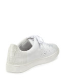 Varin Leather Low-Top Sneaker, Plaster