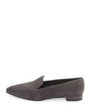 Pipelopez Pointed-Toe Loafer, Slate