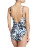 Kat Sea Glass Printed One-Piece Swimsuit