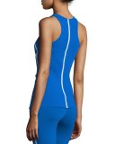 Studio Mesh-Panel Athletic Tank Top