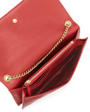 Sugar Lambskin Wallet-On-Chain, Red