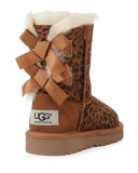 Toddler Bailey Leopard-Print Boot, Chestnut