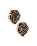 Tessa Druzy Button Earrings