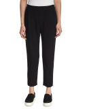 Single-Pleat Peg Pants
