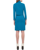Sleeveless Square-Neck Sheath Dress,  Whirlaway