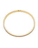 Cuboid Plated Brass Collar Necklace