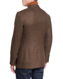 O'Connor Base Box-Check Sport Jacket, Rust