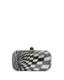 Smithereens Soap Dish Crystal Evening Clutch Bag, Rhine/Multi