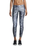 Sequin-Print Performance Leggings