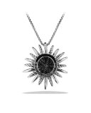 Starburst Medium Pendant with Diamonds on Chain