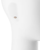 Protect Me 14K Rose Gold & Diamond Evil Eye Stud Earring