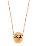 Hans the Hedgehog Rose Gold Pendant Necklace