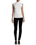 The Legging Velvet Skinny Jeans, Black