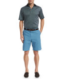 Lightweight Twill Shorts, Dark Blue