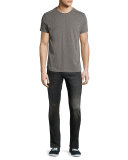 3301 Tapered Slander Jeans, Black
