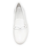 Lennox Leather Link Sneaker, White