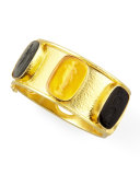 Muse Intaglio 19k Gold Bangle, Neutral