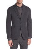 Zegna Zen Wool Blazer, Gray