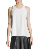 Bonded Laser Tank, Off White