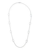 925 Classico Kidney Station Necklace, 41"