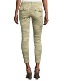 The Station Agent Camo Cropped Skinny Jeans