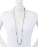 Small Baroque Pearl Necklace, 34"