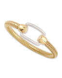 Primavera 18k Yellow Diamond-Rectangle Bracelet