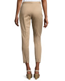 Sestriere Tapered Wide-Cuff Pants, Beige