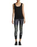 Crystal Leopard Performance Leggings