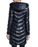 Aphia Hooded Puffer Jacket, Navy