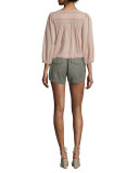 Alek Linen-Blend Shorts