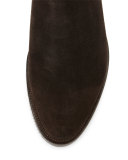 Prince Low-Heel Ankle Boot, Brown