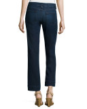 Le Slim Straight Cropped Denim Jeans, Denrock