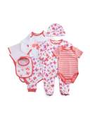 7-Piece Butterfly Gift Set, Pink, Size 3-9 Months