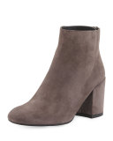 Bacari Suede Chunky-Heel Bootie, Londra