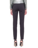 Melissa Slim-Fit Techno Pants, Black