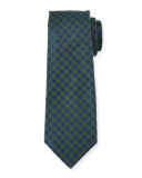 Woven Check Silk Tie