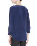 Marlo Two-Pocket Blouse