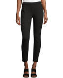 Keena Printed Ponte Leggings, Black