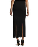 Adams Fringed Midi Skirt 