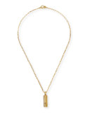 The Other Half 18K Gold Pendant Necklace with Champagne Diamonds