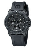 44mm Navy SEAL 3080 Series Colormark Chronograph Watch, Black