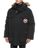 Expedition Parka w/Fur Trimmed Hood, Black