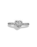 8mm Valentine Hearts Diamond Ring