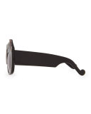 Rose et la Mer Leopard Sunglasses, Black