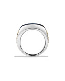 Men's Chevron Ring with Pietersite, Size 11