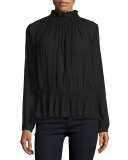 Jagger Gauzy Ruffled Blouse